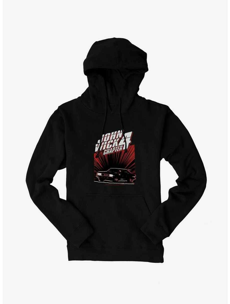 John Wick: Chapter 4 Car Chase Hoodie 1 John Wick: Chapter 4 Car Chase Hoodie